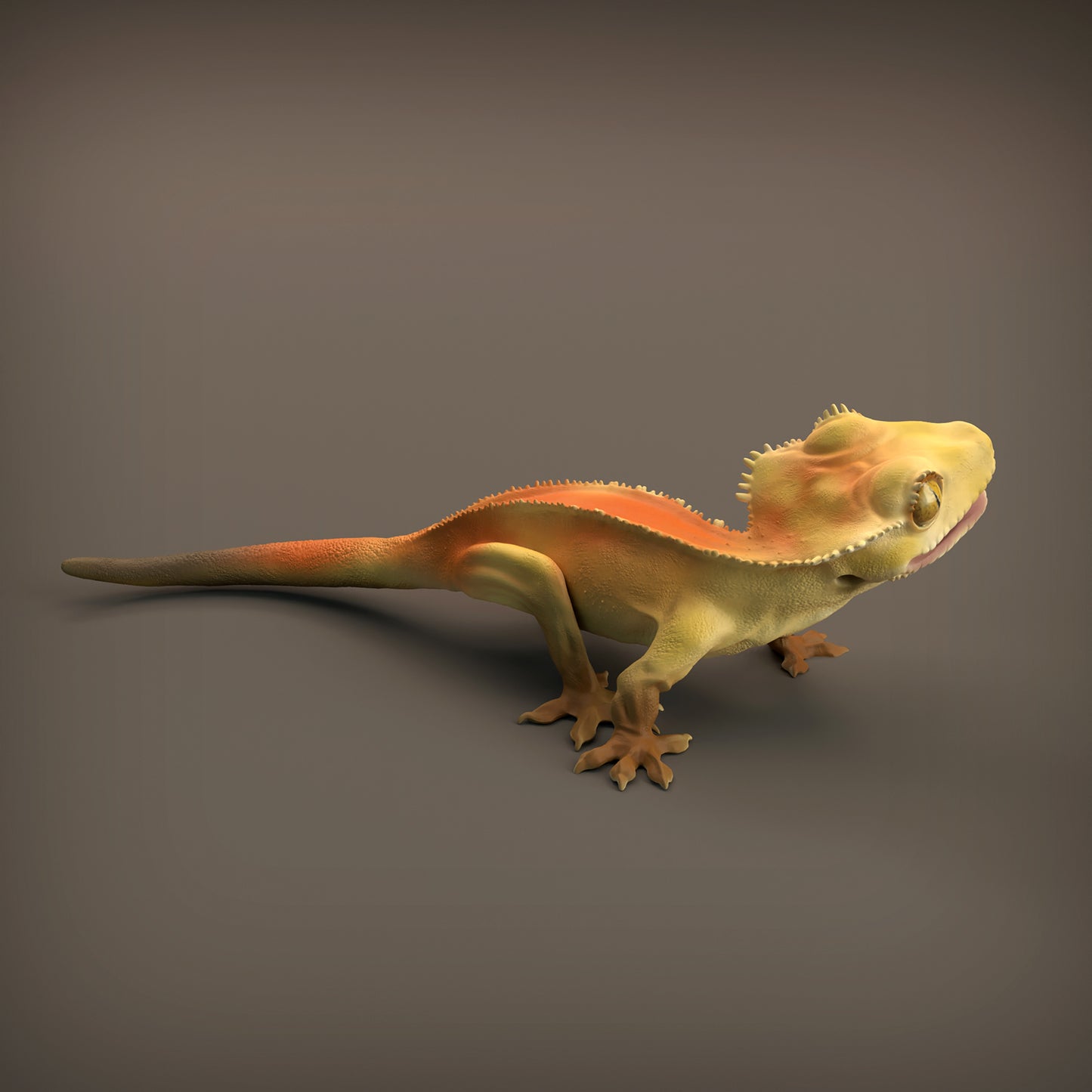 Crested Gecko - Animal Den Miniatures