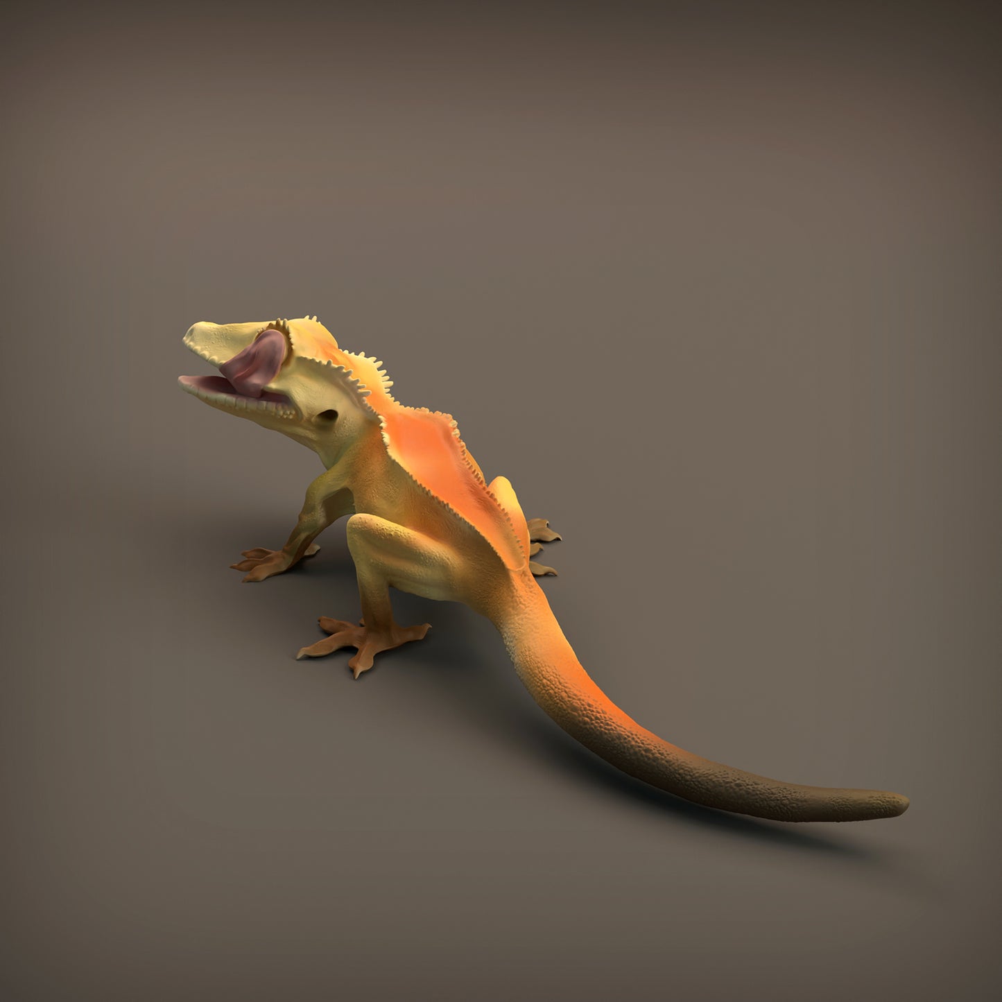 Crested Gecko - Animal Den Miniatures