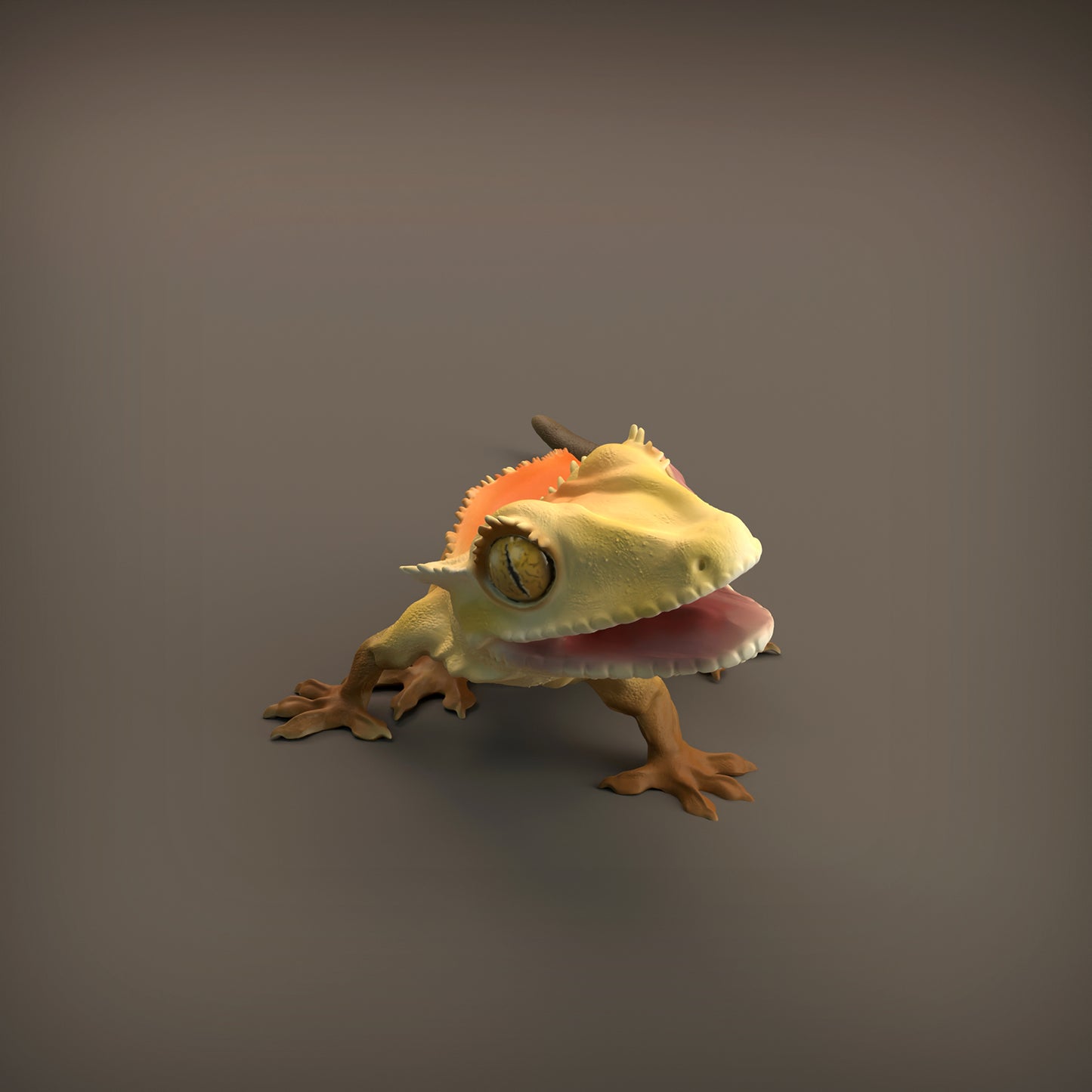 Crested Gecko - Animal Den Miniatures