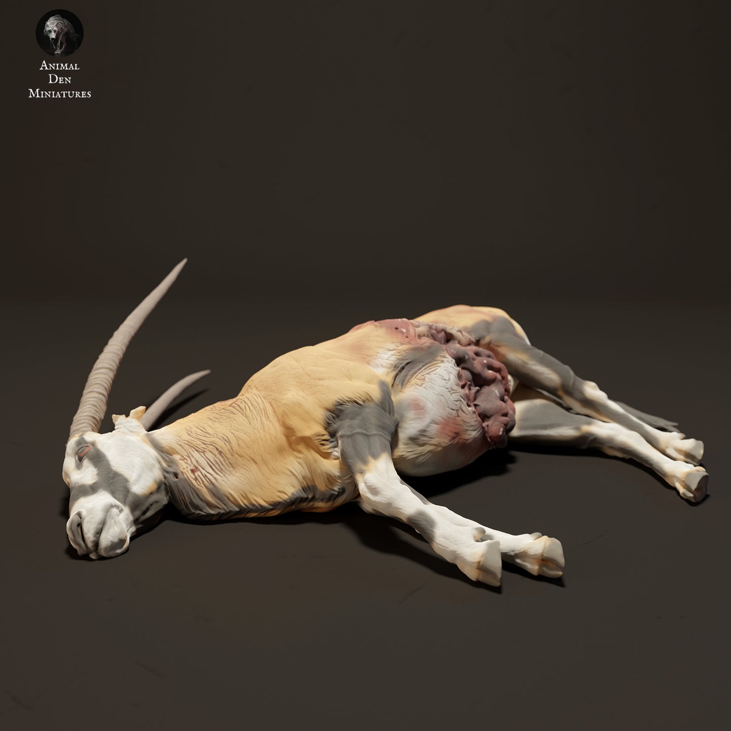 Gemsbok Carcass - Animal Den Miniatures