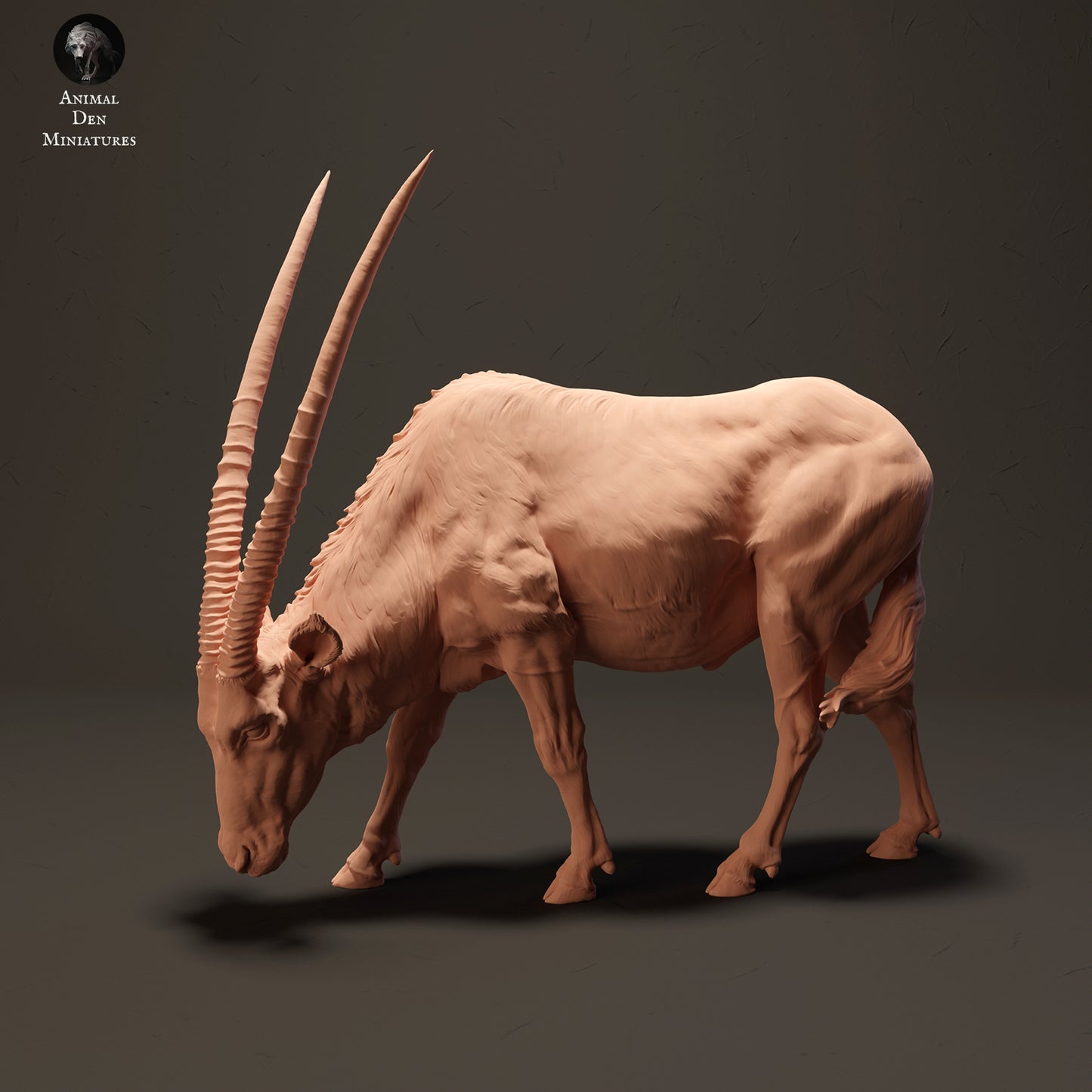 Gemsbok Grazing - Animal Den Miniatures