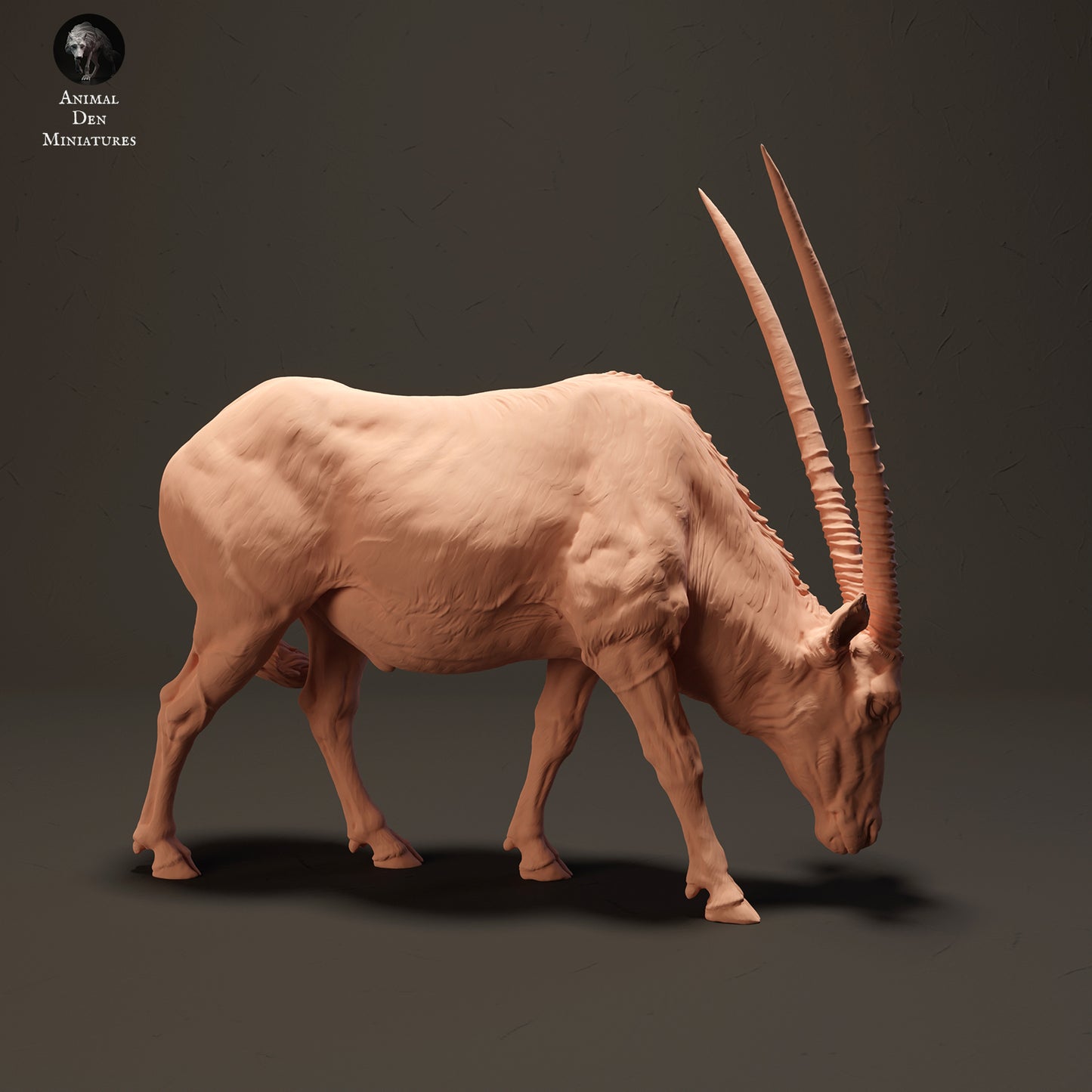 Gemsbok Grazing - Animal Den Miniatures