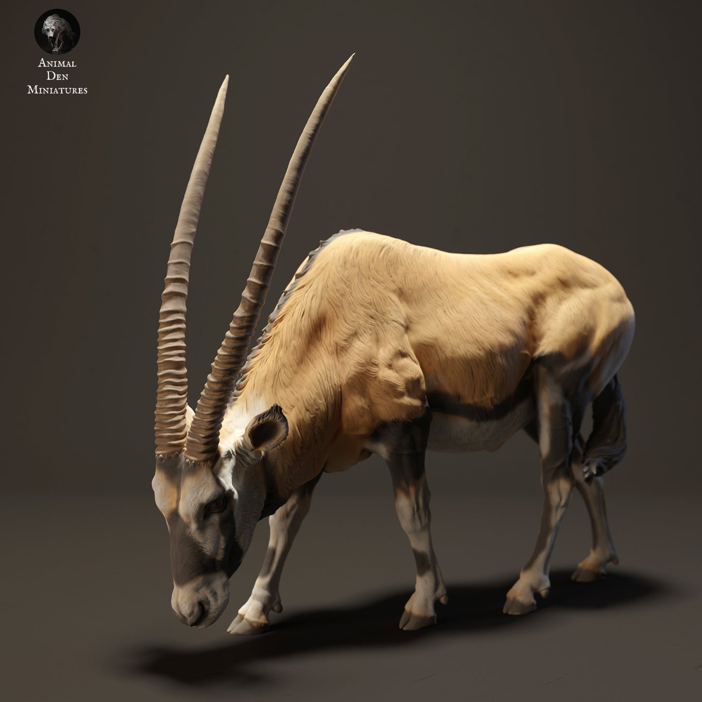 Gemsbok Grazing - Animal Den Miniatures