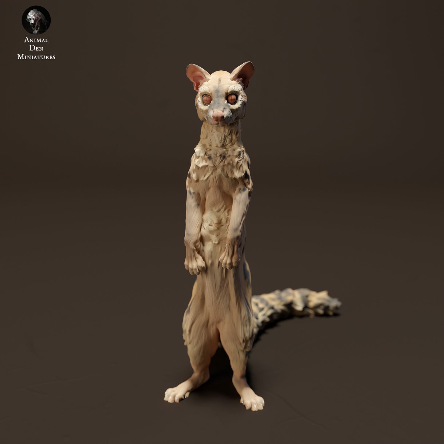 Common Genet Standing - Animal Den Miniatures