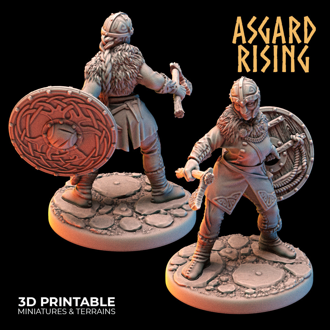 VIKINGS - Shieldmaidens Modular Warband 2 - Asgard Rising