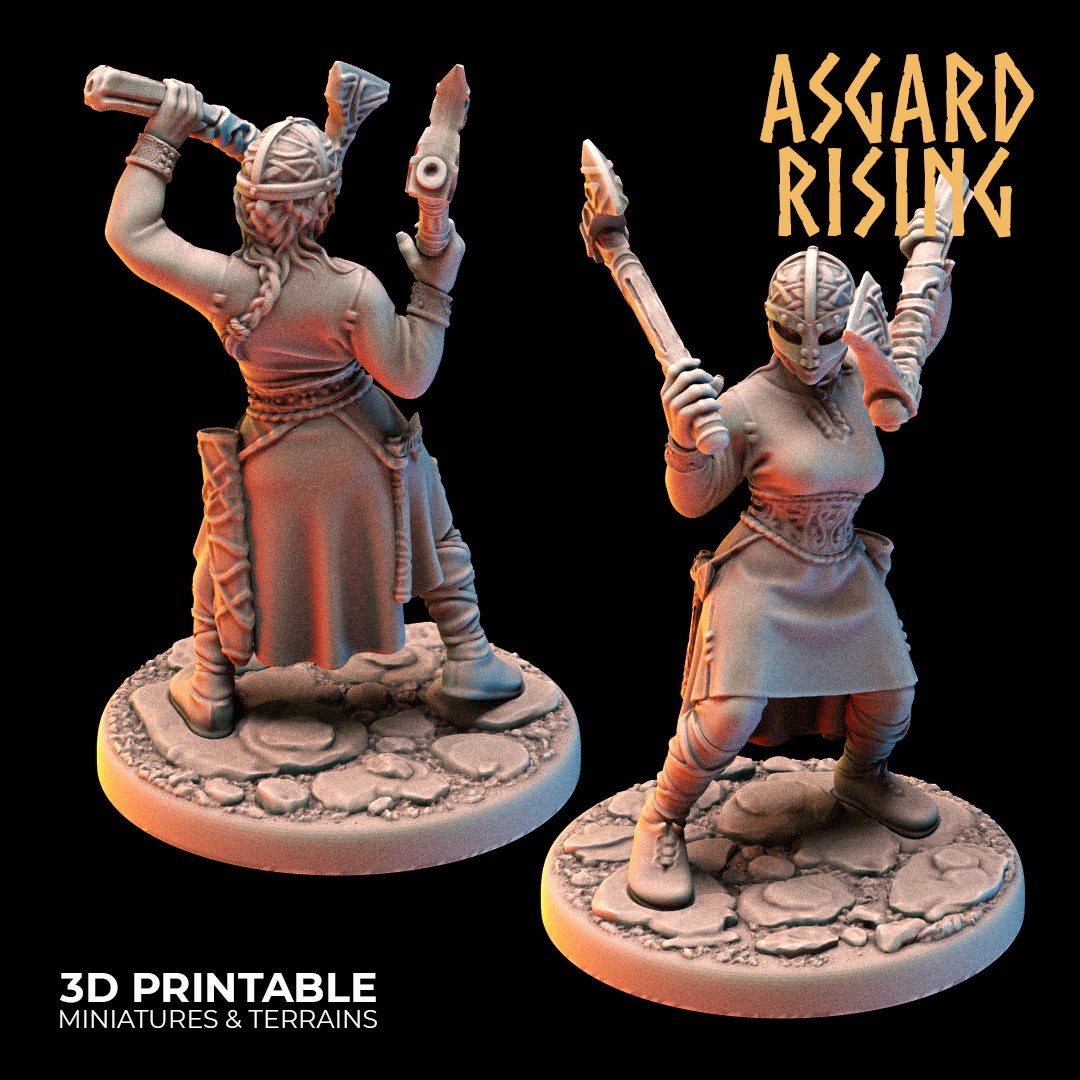 VIKINGS - Shieldmaidens Modular Warband - Asgard Rising