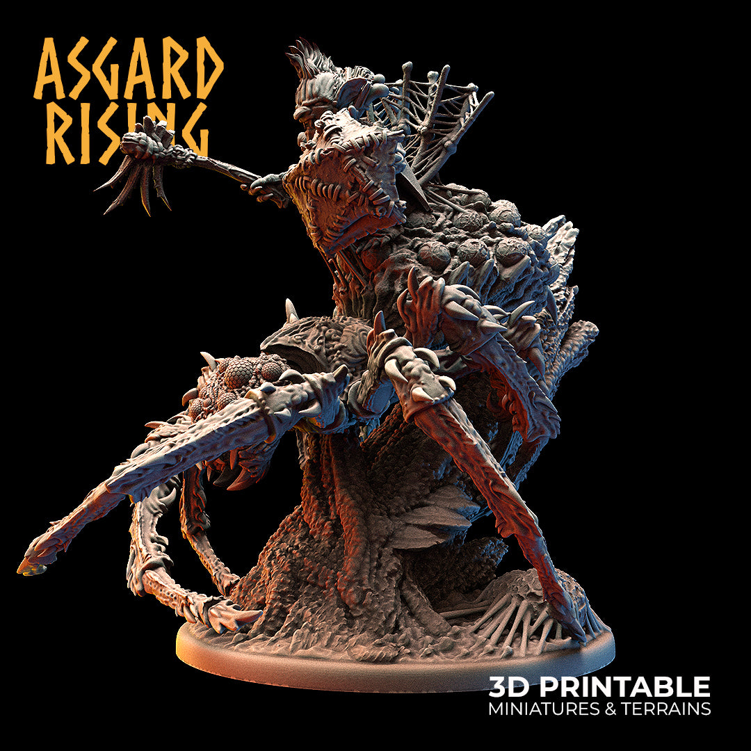 GOBLIN: Goblin Chieftain on Nightmare Spider - Asgard Rising