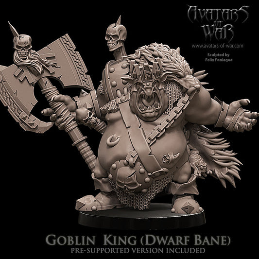 Goblin King (Neutral, Elf bane & Dwarf bane) - Avatars of War