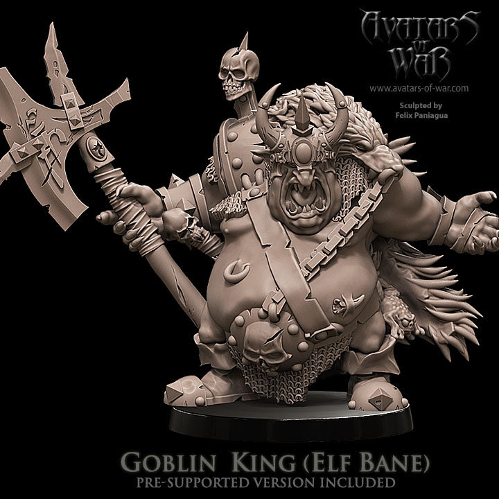 Goblin King (Neutral, Elf bane & Dwarf bane) - Avatars of War