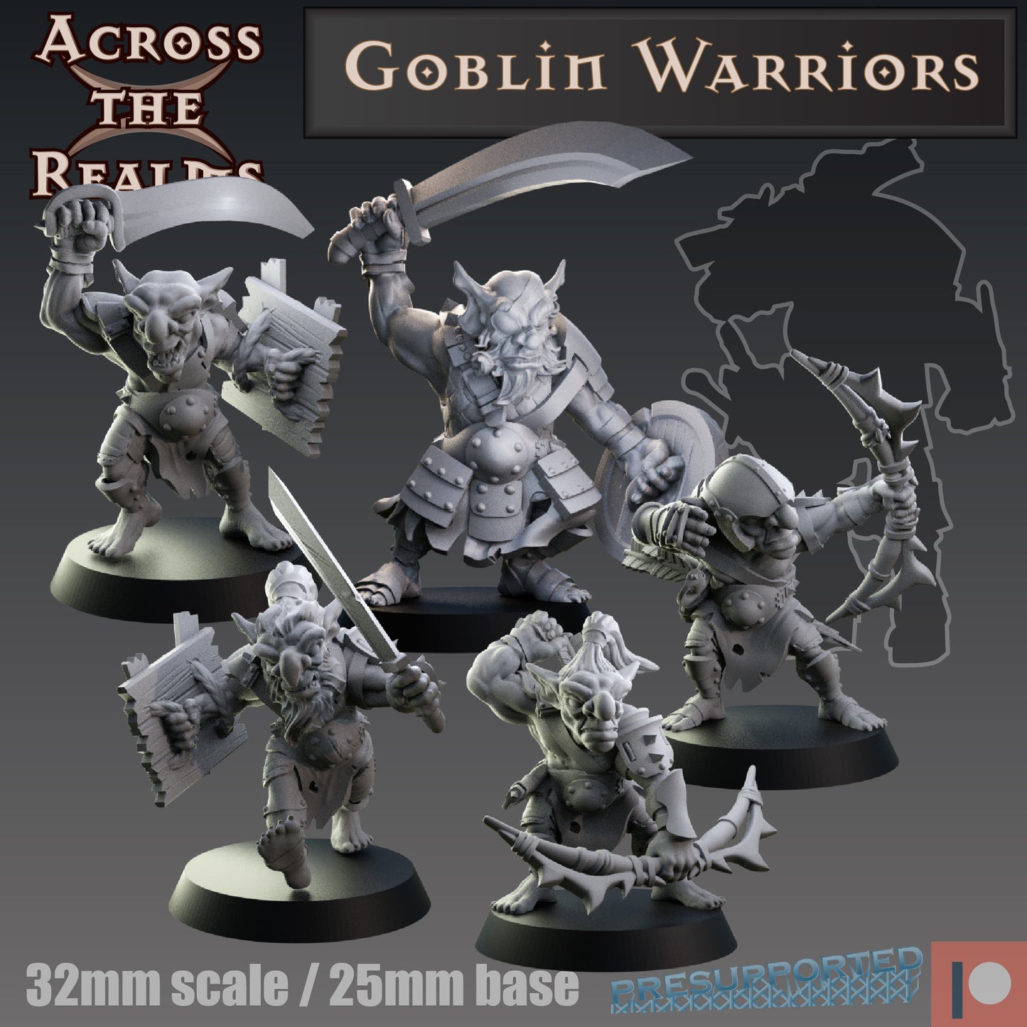 5x Goblin Warriors - Across the Realms