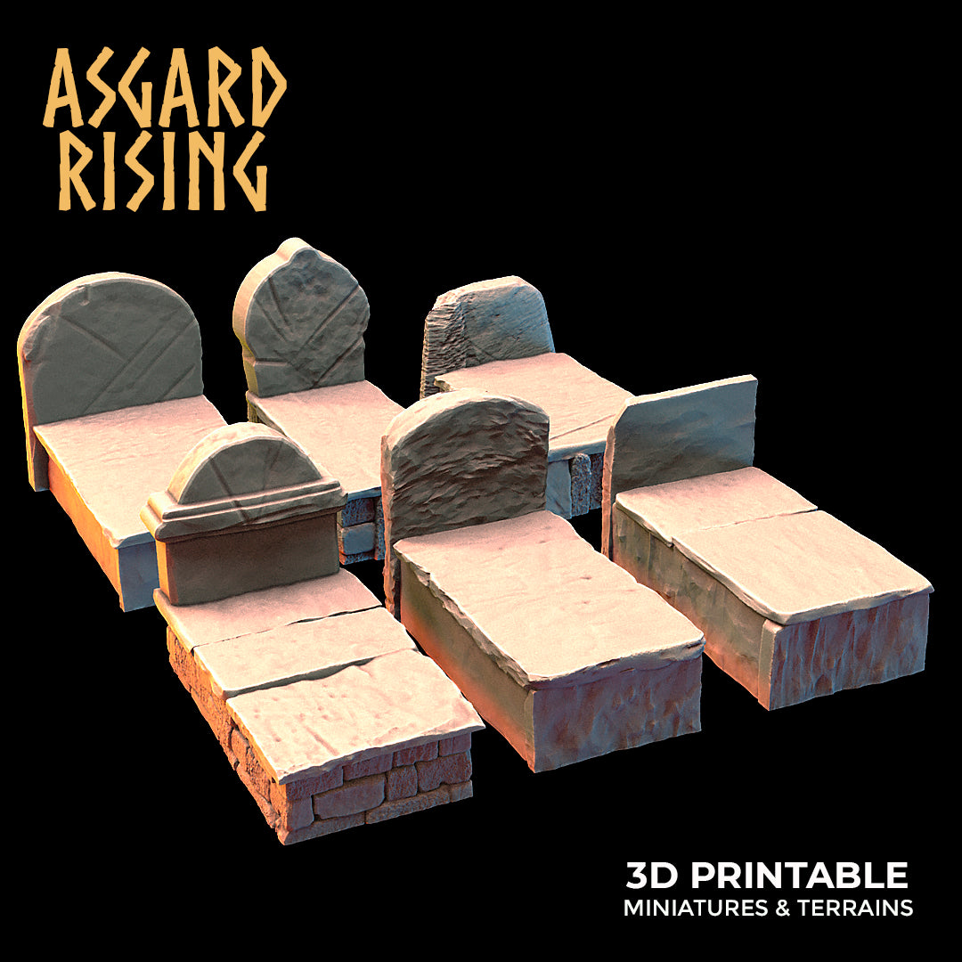 12x Old Stone Graves - Asgard Rising