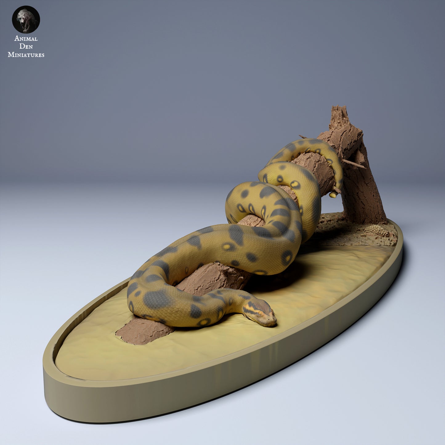 Green Anaconda (Eunectes murinus) - Animal Den Miniatures