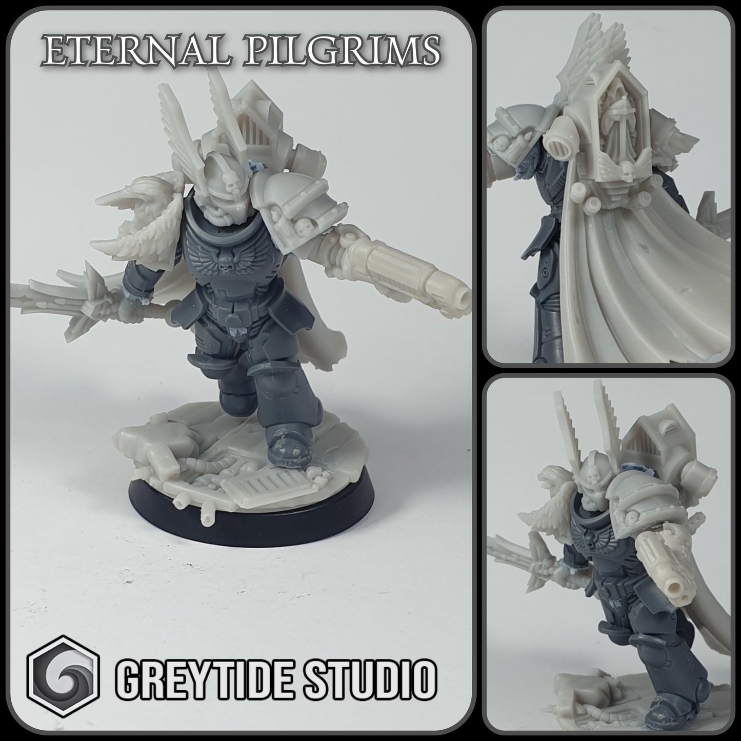 Topper-Set gotische Stadtruinen 25 mm 32 mm 40 mm - GreyTide Studio