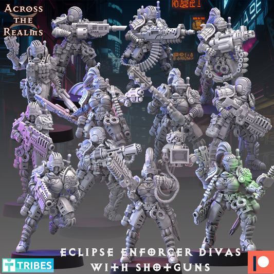 Eclipse Enforcer Divas with Shotguns - Across the Realms