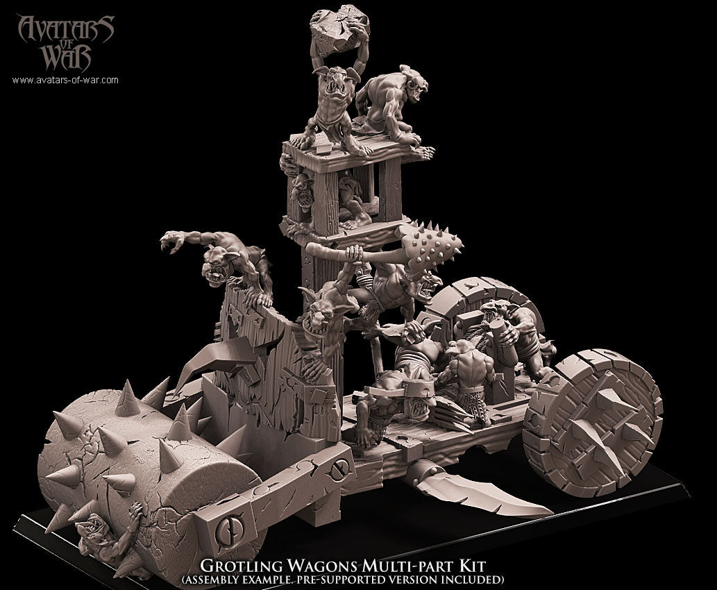 Grotling Battle Wagon Kit - Avatars of War