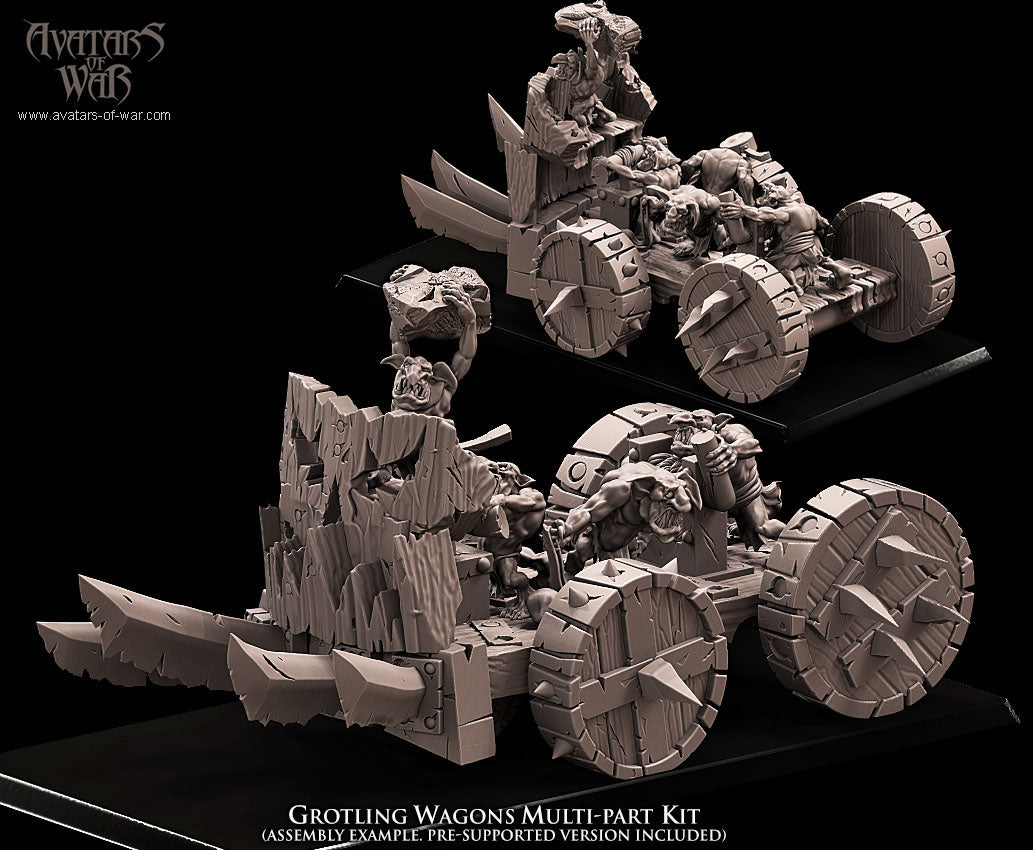 Grotling Battle Wagon Kit - Avatars of War