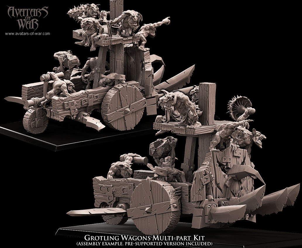 Grotling Battle Wagon Kit - Avatars of War