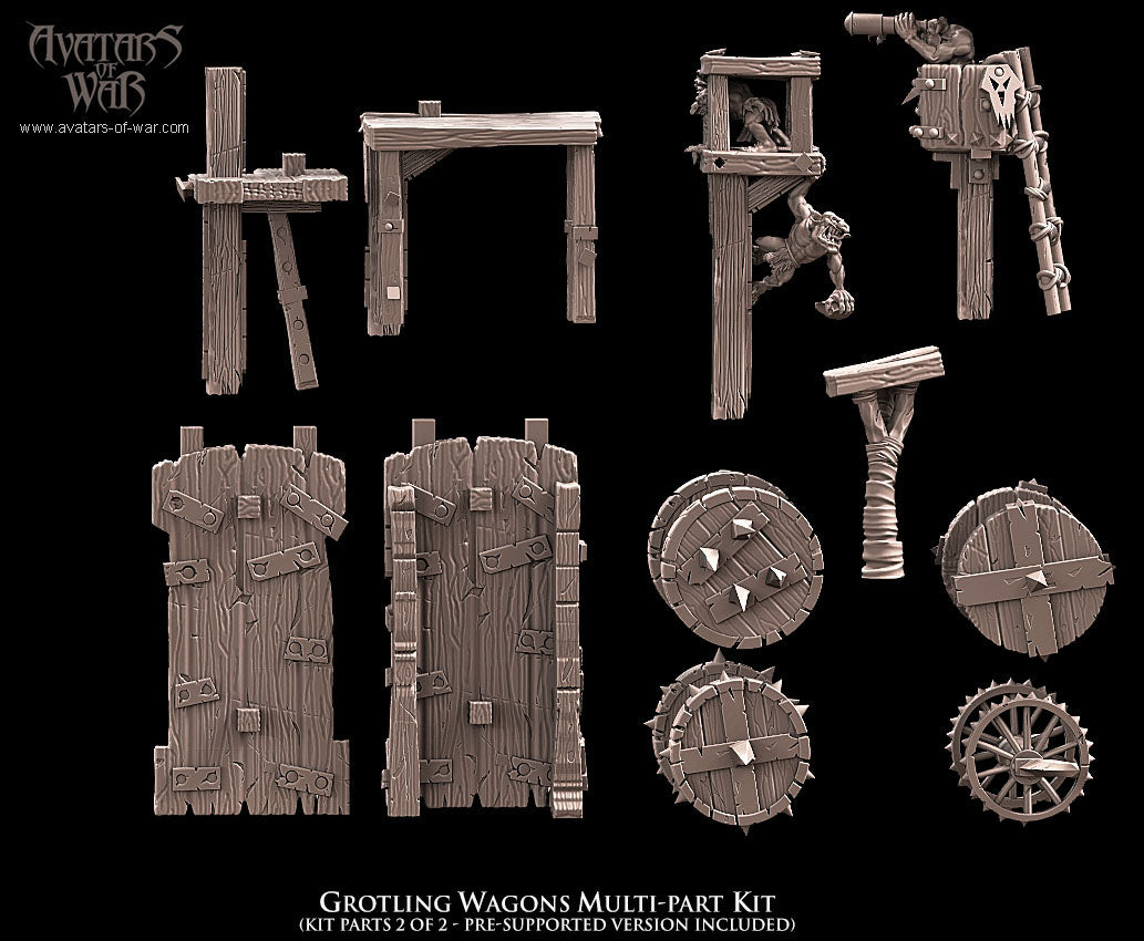 Grotling Battle Wagon Kit - Avatars of War