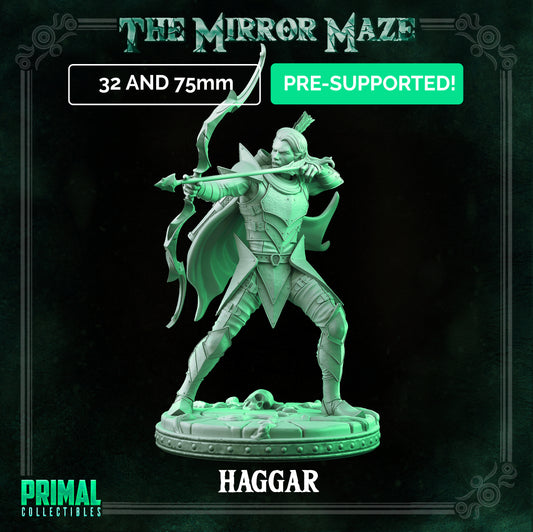 Elf - Haggar - THE MIRROR MAZE - MASTERS OF DUNGEONS QUEST - Primal Collectibles