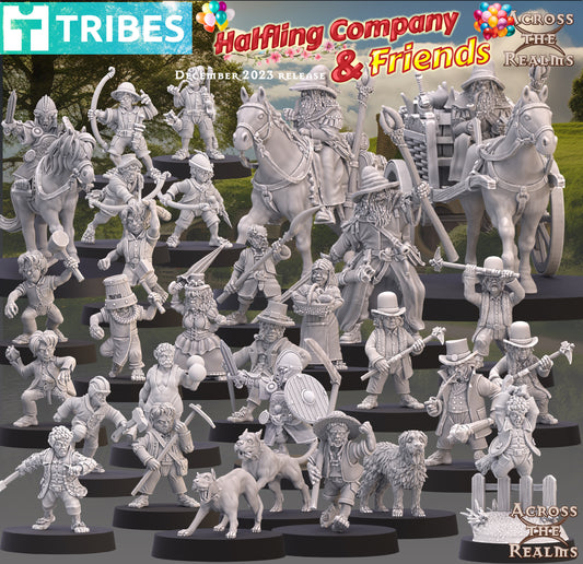 Halfling Company & Friends Army Bundle - Across the Realms