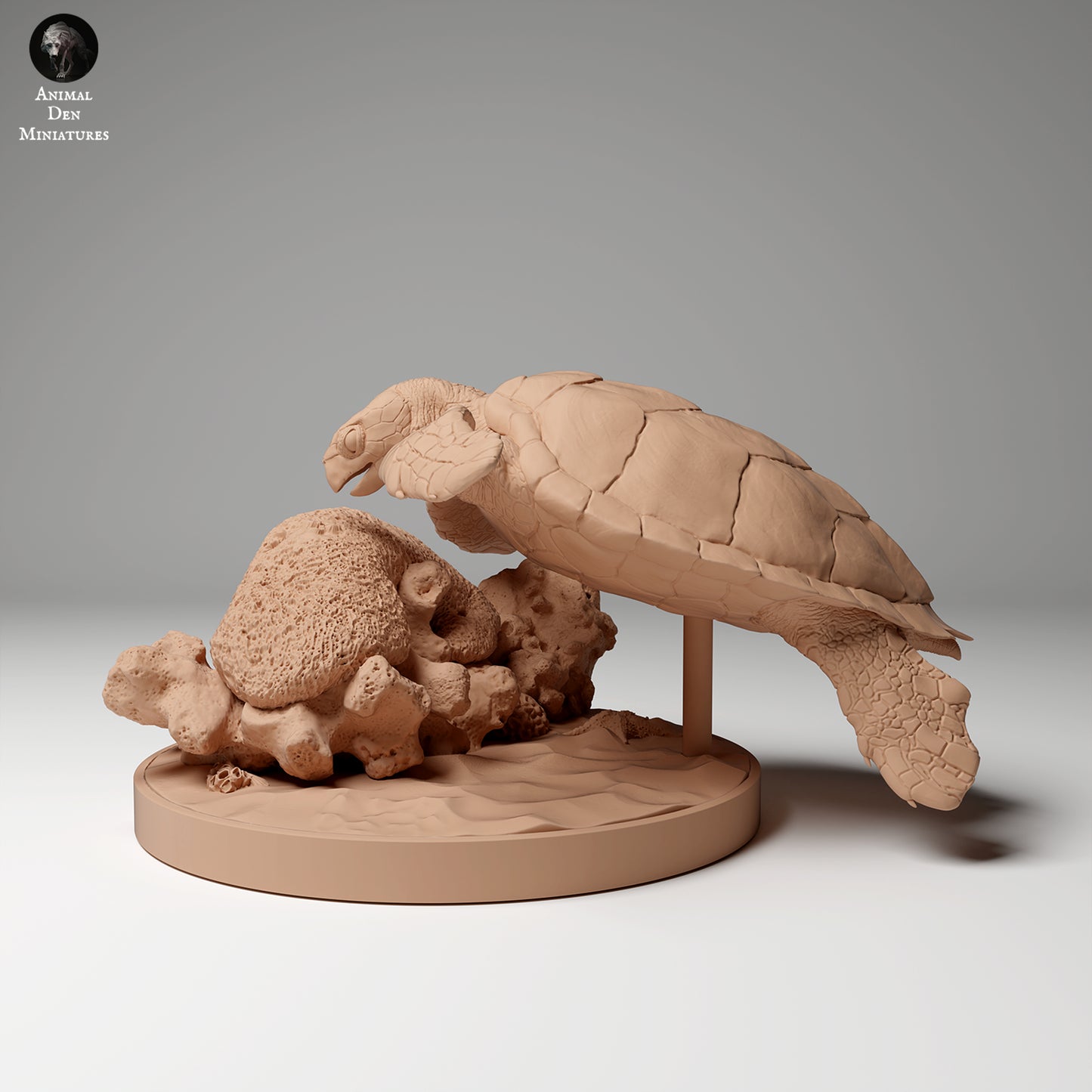 Hawksbill Sea Turtle Feed - Animal Den Miniatures