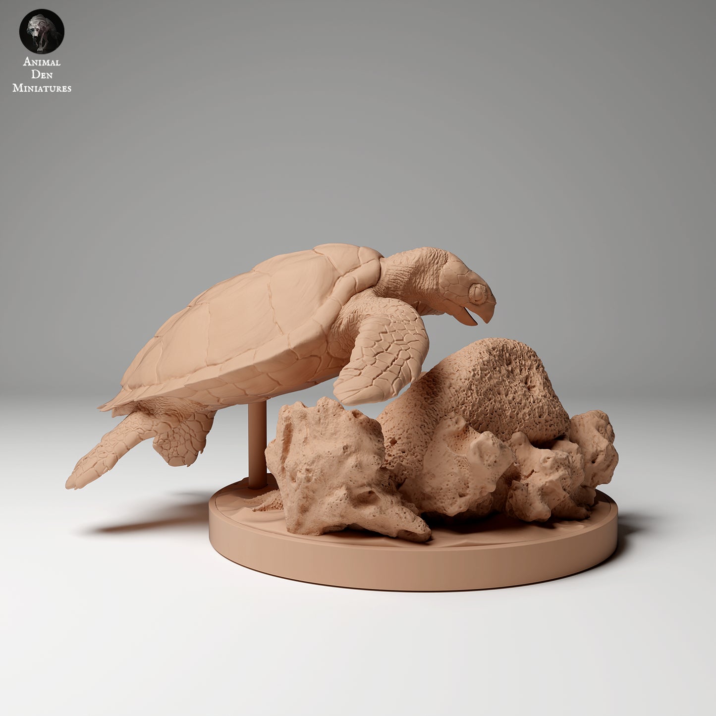 Hawksbill Sea Turtle Feed - Animal Den Miniatures