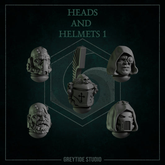 Köpfe und Helme 1 - GreyTide Studio