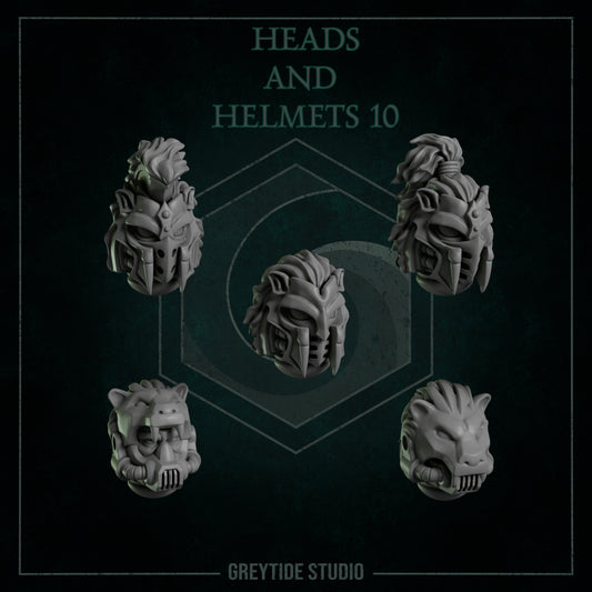 Têtes et casques 10 - GreyTide Studio