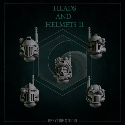 Têtes et casques 11 - GreyTide Studio