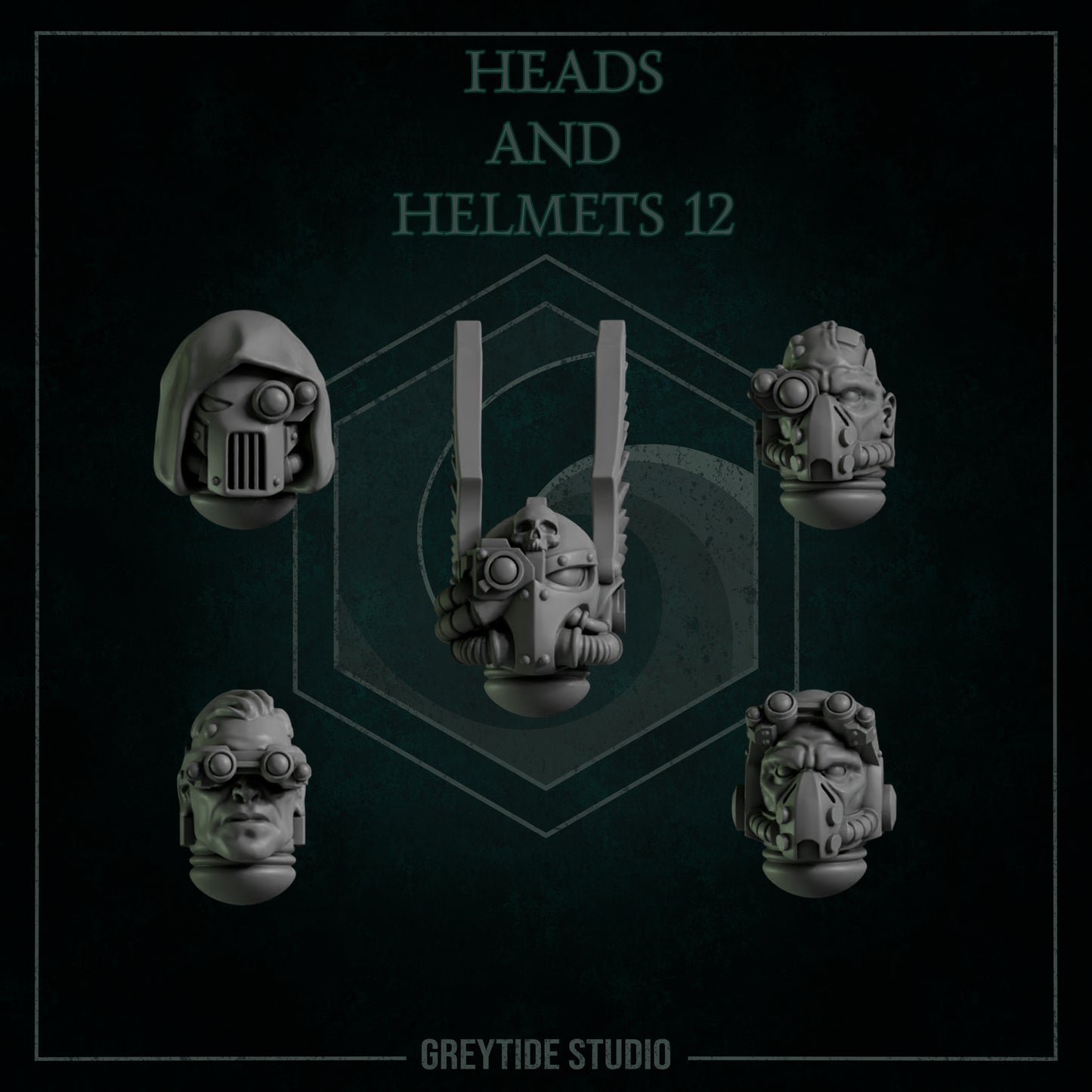 Köpfe und Helme 12 - GreyTide Studio