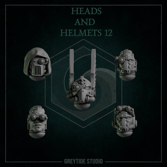 Têtes et casques 12 - GreyTide Studio