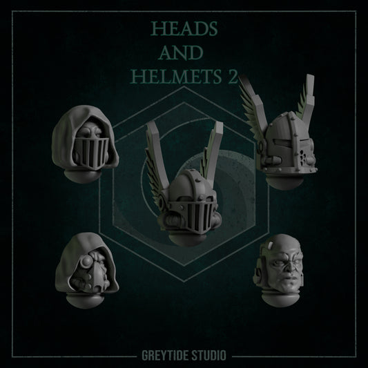 Têtes et casques 2 - GreyTide Studio