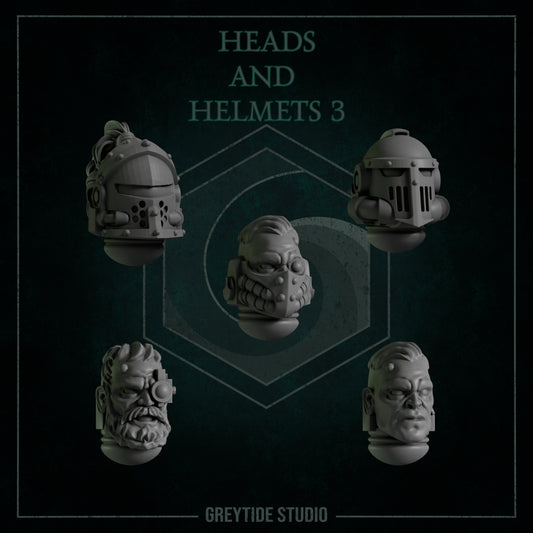 Têtes et casques 3 - GreyTide Studio