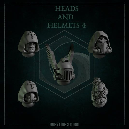 Têtes et casques 4 - GreyTide Studio