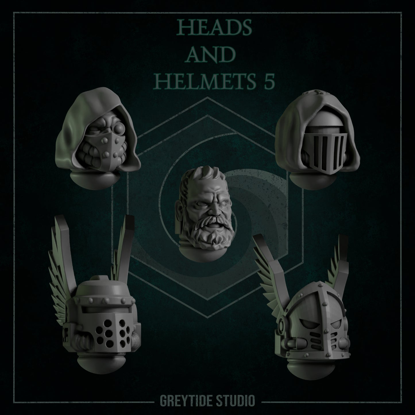 Köpfe und Helme 5 - GreyTide Studio