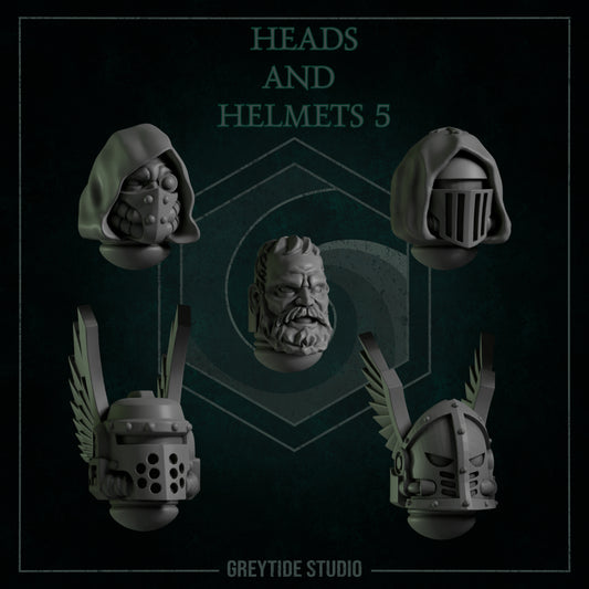 Têtes et casques 5 - GreyTide Studio