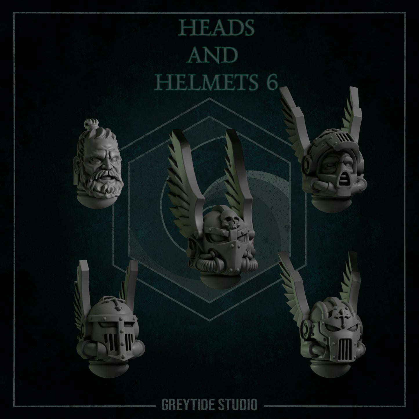 Heads and Helmets 6 - GreyTide Studio