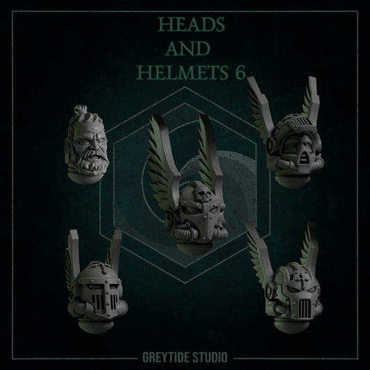 Têtes et casques 6 - GreyTide Studio