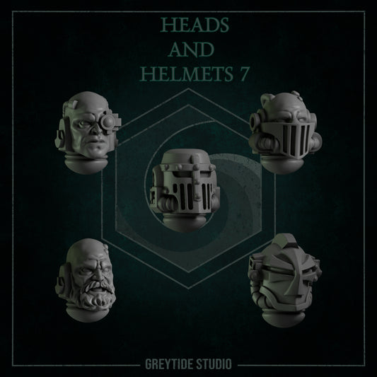 Têtes et casques 7 - GreyTide Studio