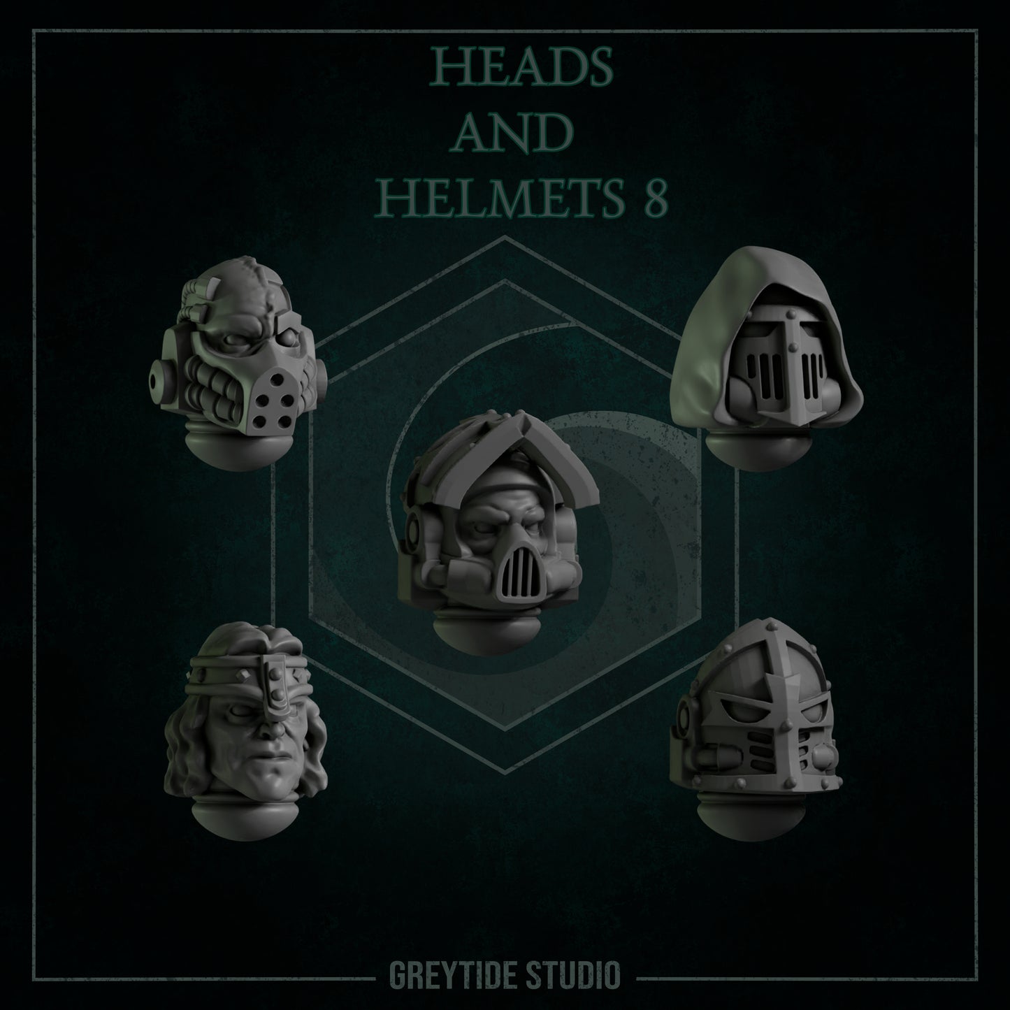 Heads and Helmets 8 - GreyTide Studio