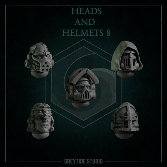 Köpfe und Helme 8 - GreyTide Studio