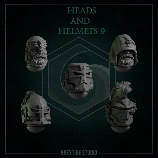 Têtes et casques 9 - GreyTide Studio