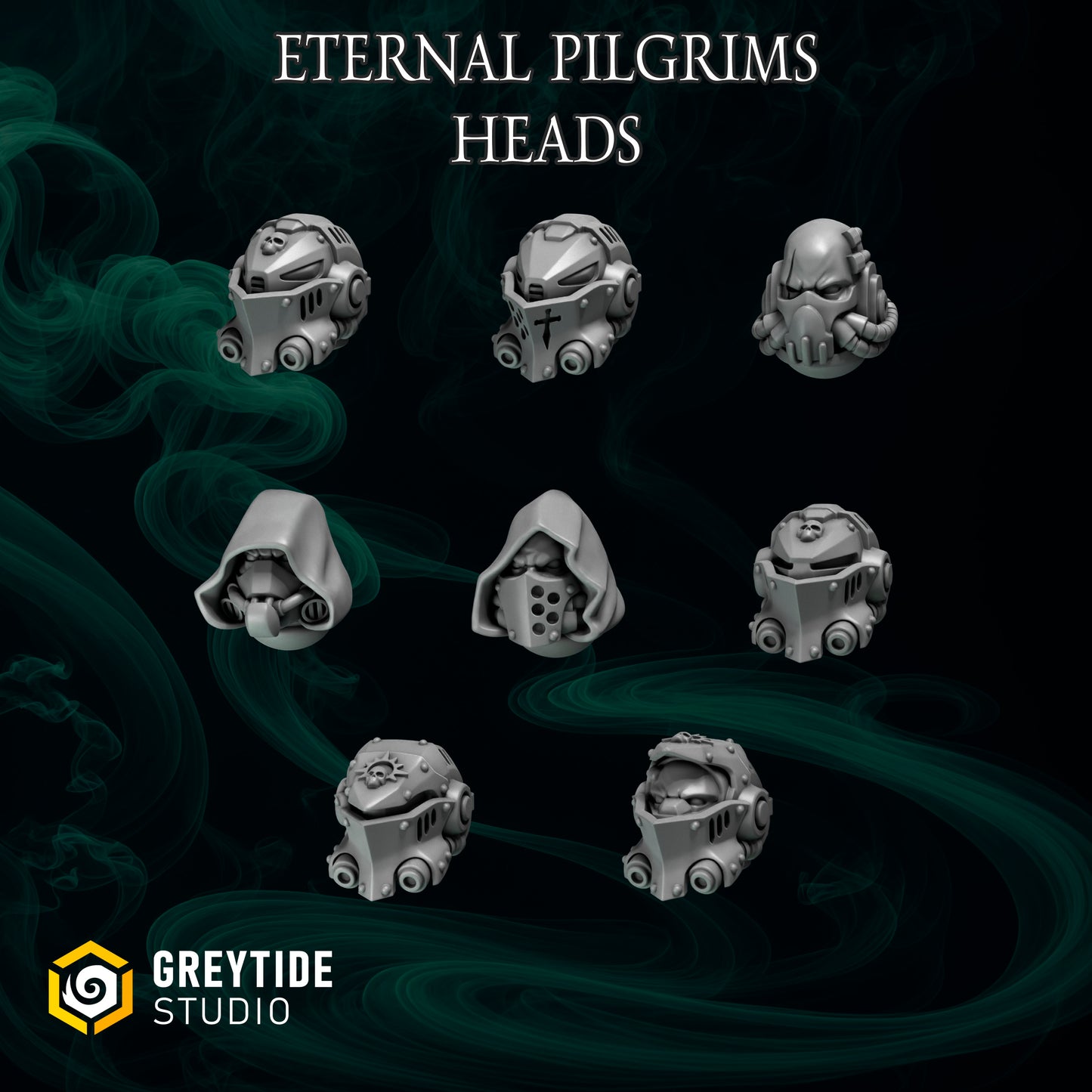 Casques et têtes EPT - GreyTide Studio