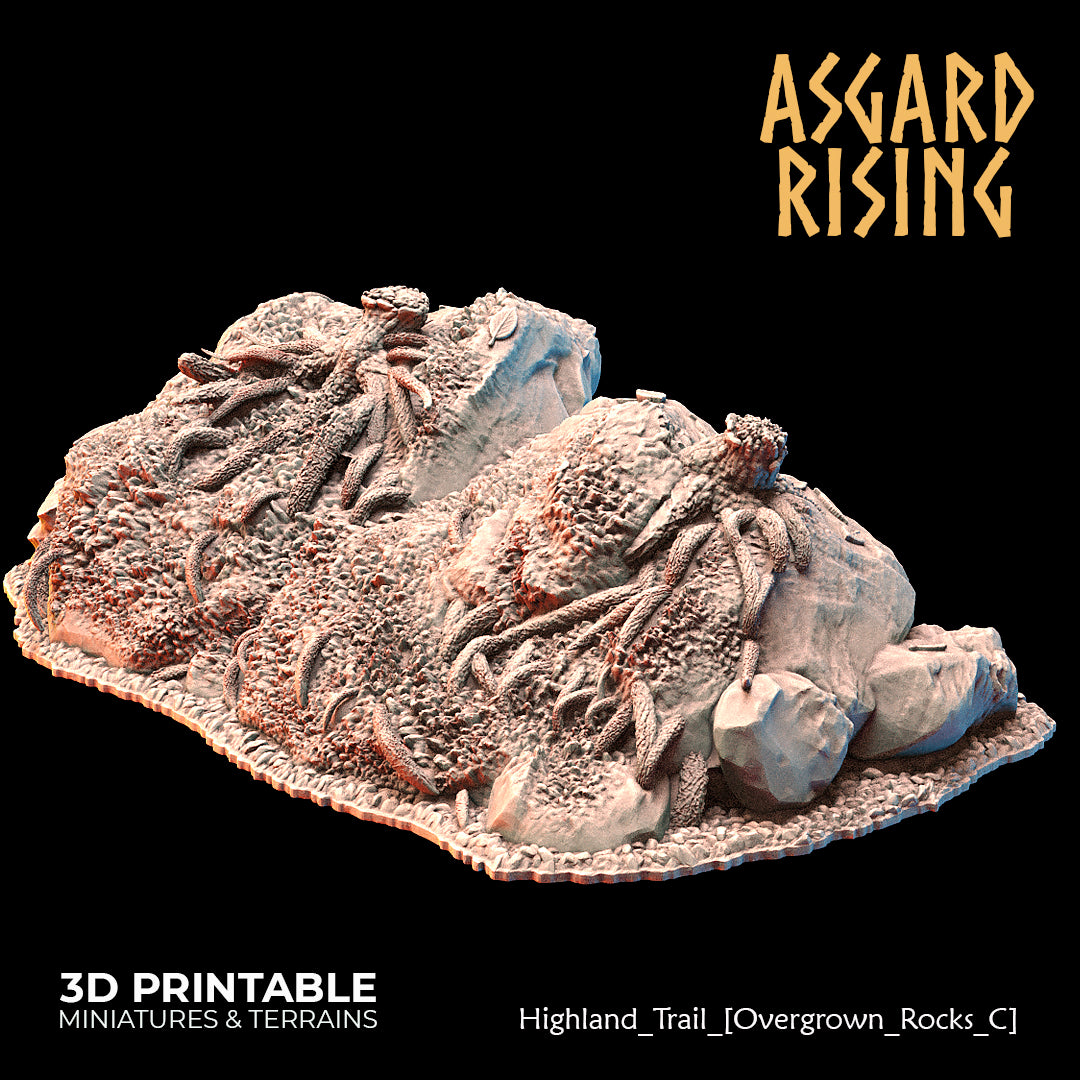 Highland Trail Scatter Scenery with Watchtower - Asgard Rising