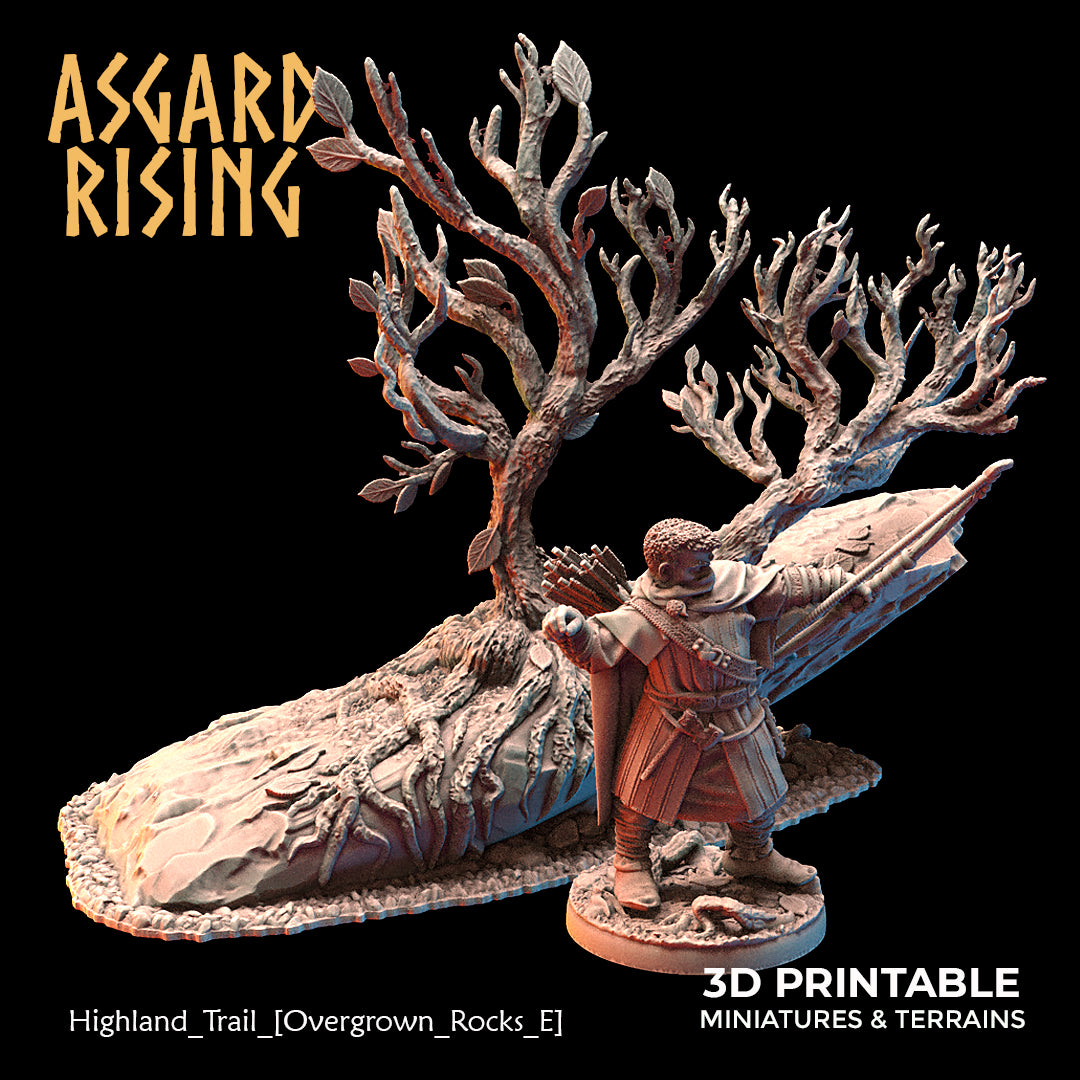 Highland Trail Scatter Scenery with Watchtower - Asgard Rising