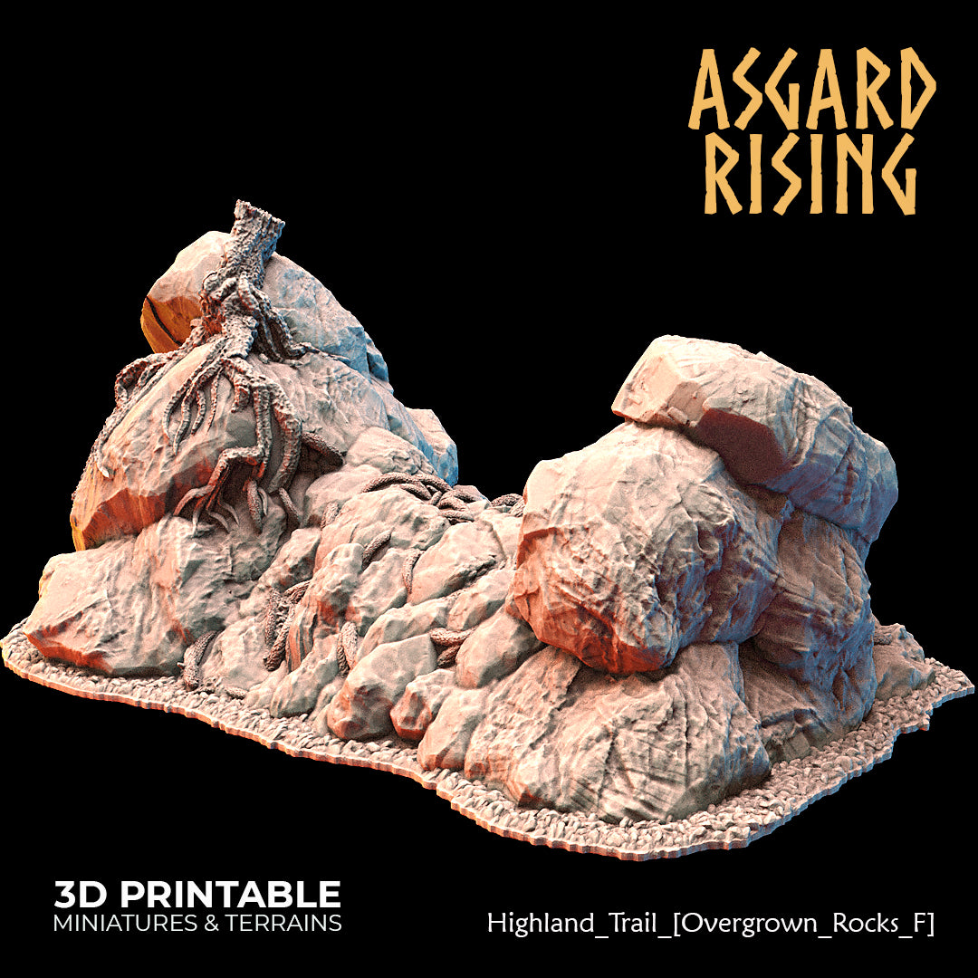 Highland Trail Scatter Scenery with Watchtower - Asgard Rising