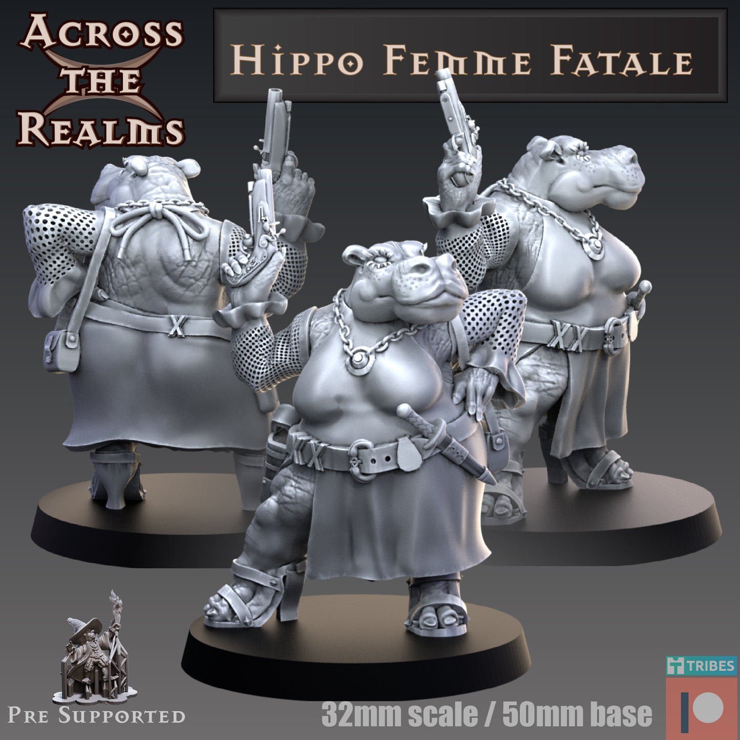 1x Hippo Femme Fatale - Across the Realms