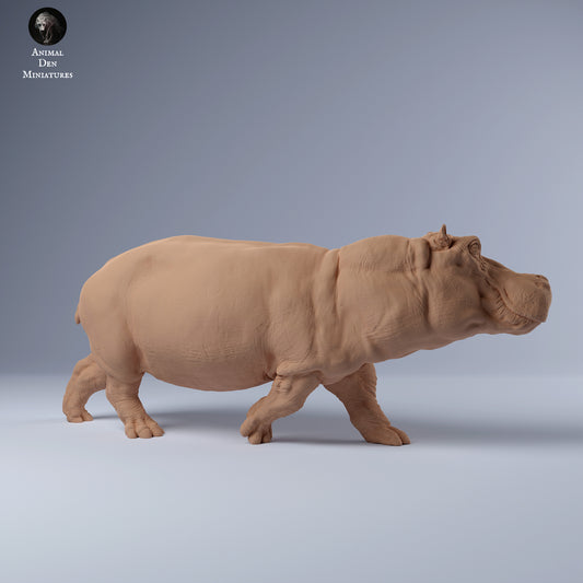 Hippo Run - Animal Den Miniatures