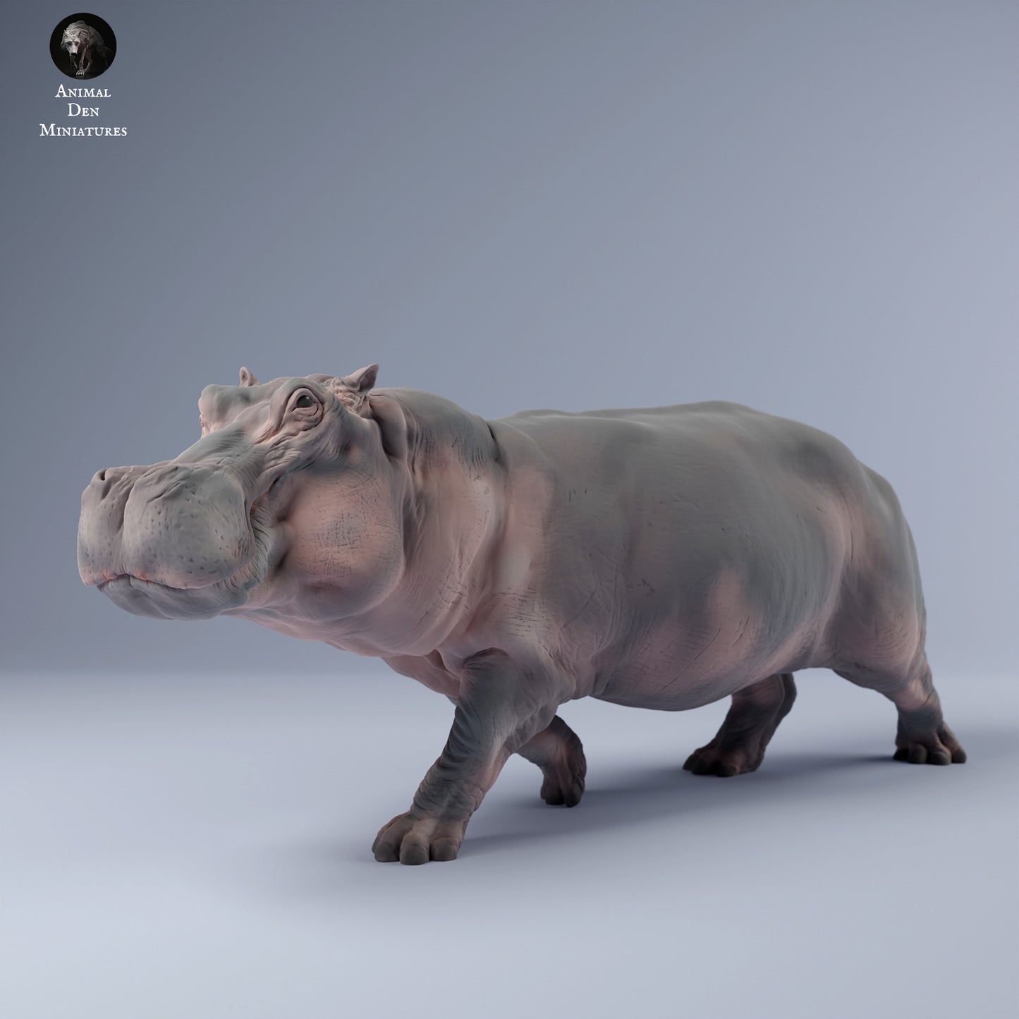 Hippo Run - Animal Den Miniatures