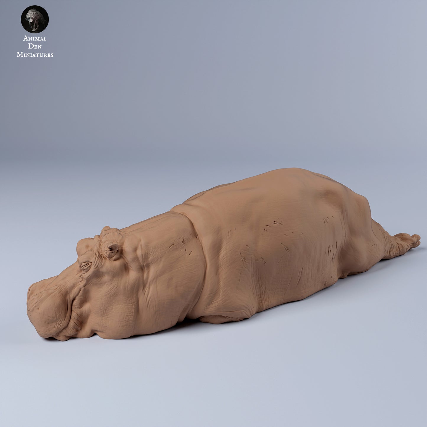 Hippo Sleep - Animal Den Miniatures